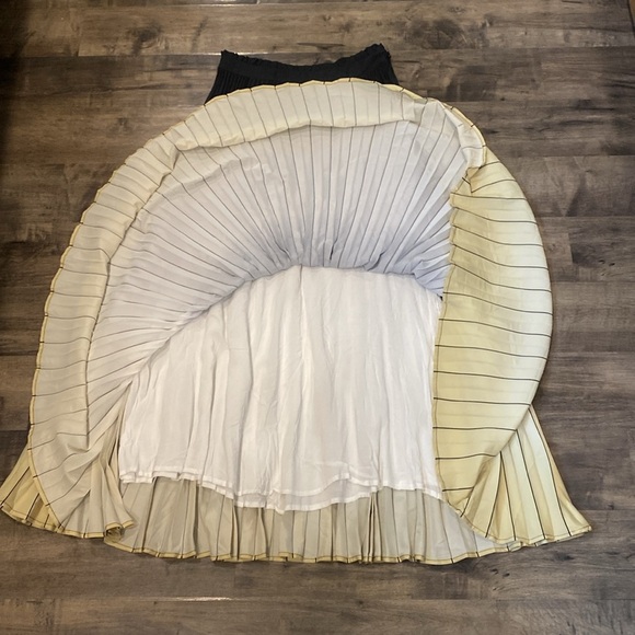 Anthropologie Maeve Ombre Pleated Maxi skirt size 6 NWT - Picture 4 of 9